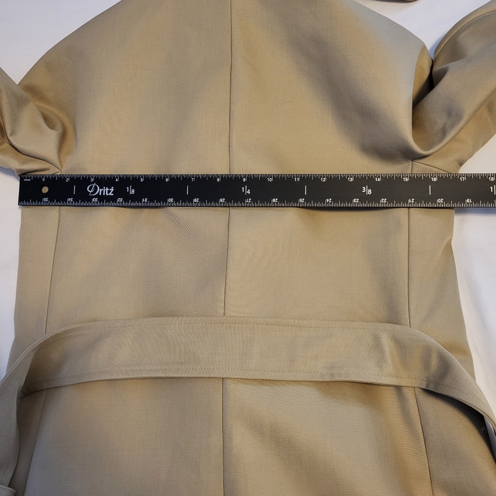 J. Crew Classic, Luxury, Women Trench Coat, Size 00, Vintage Khaki, Fall - Picture 5 of 16